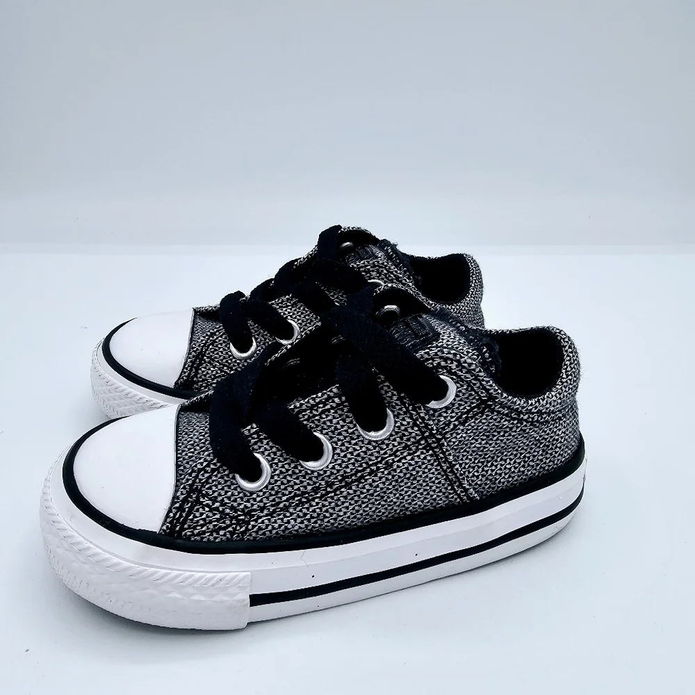 Converse Madison Ox 762334F Black & White Infant Sneakers